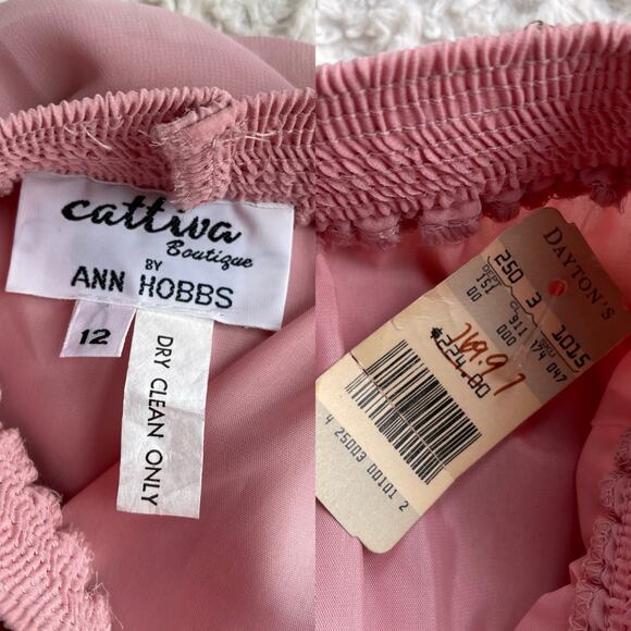 Vintage ballet pink chiffon maxi skirt full balletcore flowy nwt deadstock long - Picture 3 of 15